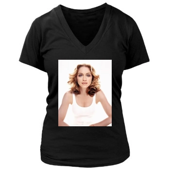 Madonna Women's Deep V-Neck TShirt