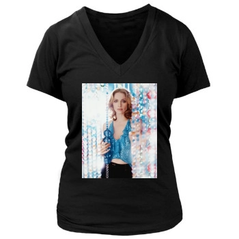 Madonna Women's Deep V-Neck TShirt