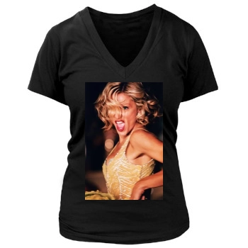 Madonna Women's Deep V-Neck TShirt