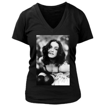 Madonna Women's Deep V-Neck TShirt