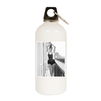 Sophie Marceau White Water Bottle With Carabiner