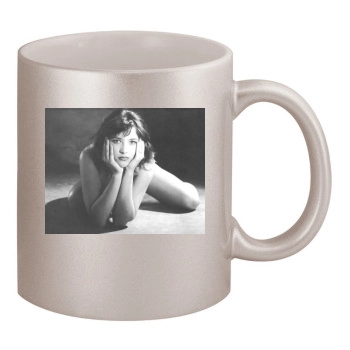 Sophie Marceau 11oz Metallic Silver Mug