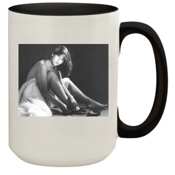 Sophie Marceau 15oz Colored Inner & Handle Mug