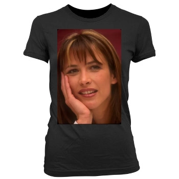 Sophie Marceau Women's Junior Cut Crewneck T-Shirt