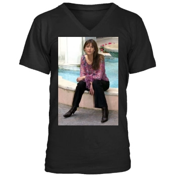 Sophie Marceau Men's V-Neck T-Shirt