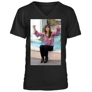 Sophie Marceau Men's V-Neck T-Shirt