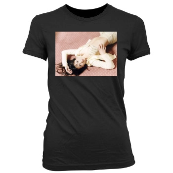 Sophie Marceau Women's Junior Cut Crewneck T-Shirt