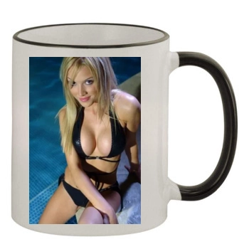 Tara Conner 11oz Colored Rim & Handle Mug