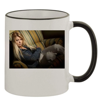 Tara Reid 11oz Colored Rim & Handle Mug