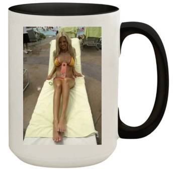 Tara Reid 15oz Colored Inner & Handle Mug