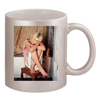 Tara Reid 11oz Metallic Silver Mug