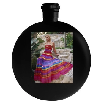 Tara Reid Round Flask