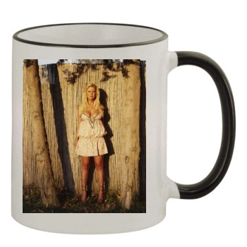 Tara Reid 11oz Colored Rim & Handle Mug