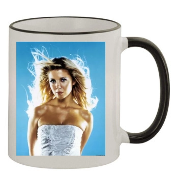 Tara Reid 11oz Colored Rim & Handle Mug