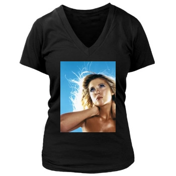 Tara Reid Women's Deep V-Neck TShirt