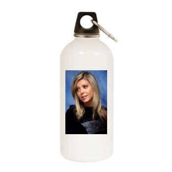 Tara Reid White Water Bottle With Carabiner