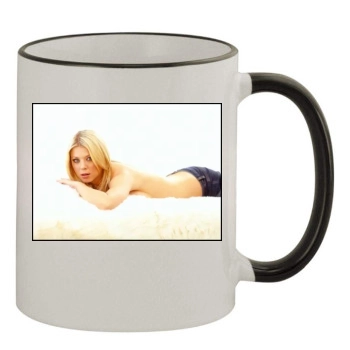 Tara Reid 11oz Colored Rim & Handle Mug