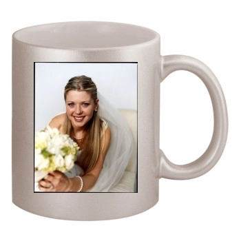 Tara Reid 11oz Metallic Silver Mug