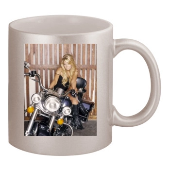 Tara Reid 11oz Metallic Silver Mug