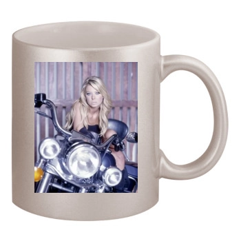 Tara Reid 11oz Metallic Silver Mug