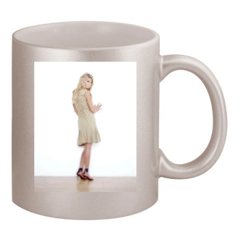 Tara Reid 11oz Metallic Silver Mug