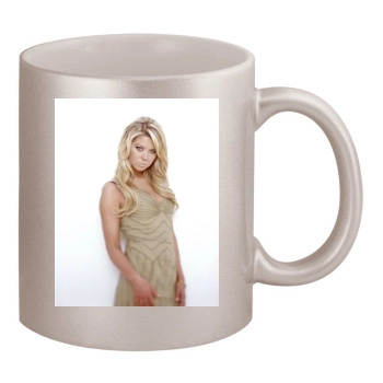 Tara Reid 11oz Metallic Silver Mug