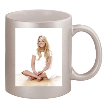 Tara Reid 11oz Metallic Silver Mug