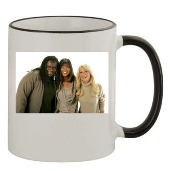 Tara Reid 11oz Colored Rim & Handle Mug