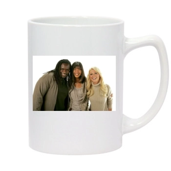 Tara Reid 14oz White Statesman Mug