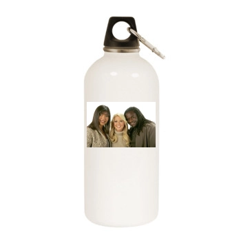 Tara Reid White Water Bottle With Carabiner