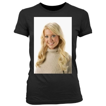 Tara Reid Women's Junior Cut Crewneck T-Shirt