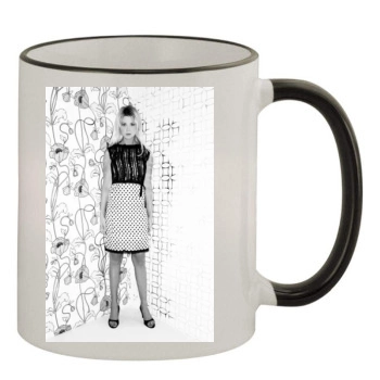 Tara Reid 11oz Colored Rim & Handle Mug