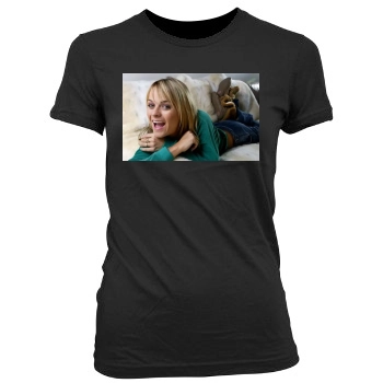 Taryn Manning Women's Junior Cut Crewneck T-Shirt