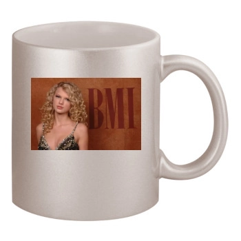 Taylor Swift 11oz Metallic Silver Mug