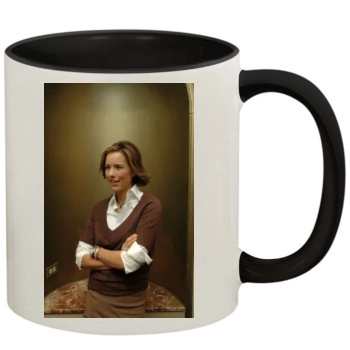 Tea Leoni 11oz Colored Inner & Handle Mug