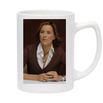 Tea Leoni 14oz White Statesman Mug