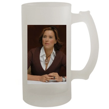 Tea Leoni 16oz Frosted Beer Stein