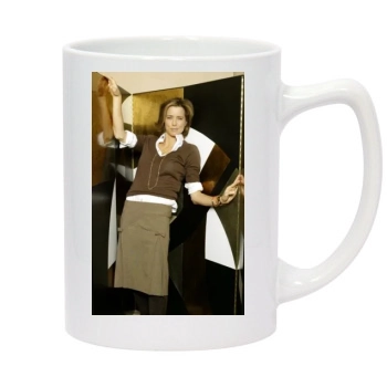 Tea Leoni 14oz White Statesman Mug