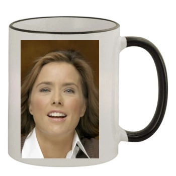 Tea Leoni 11oz Colored Rim & Handle Mug