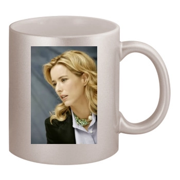 Tea Leoni 11oz Metallic Silver Mug