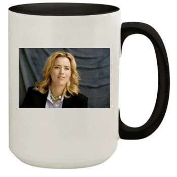 Tea Leoni 15oz Colored Inner & Handle Mug