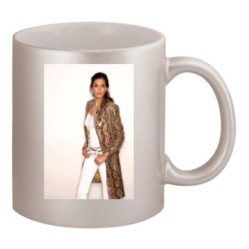 Teri Hatcher 11oz Metallic Silver Mug