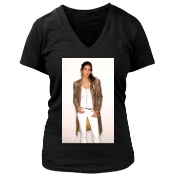 Teri Hatcher Women's Deep V-Neck TShirt