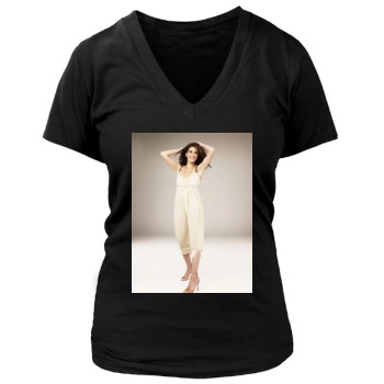 Teri Hatcher Women's Deep V-Neck TShirt