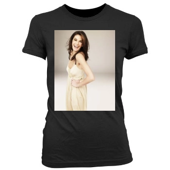 Teri Hatcher Women's Junior Cut Crewneck T-Shirt