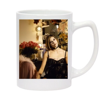 Teri Hatcher 14oz White Statesman Mug