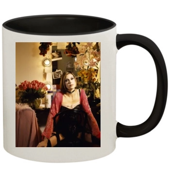 Teri Hatcher 11oz Colored Inner & Handle Mug