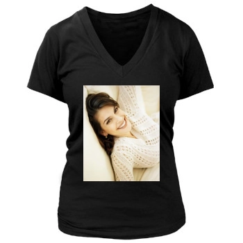 Teri Hatcher Women's Deep V-Neck TShirt