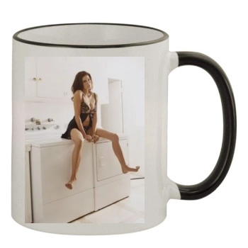 Teri Hatcher 11oz Colored Rim & Handle Mug