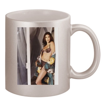 Teri Hatcher 11oz Metallic Silver Mug